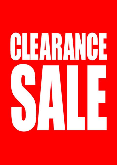 Clearance Sale